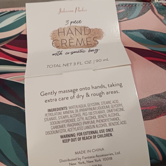 NWT! Johnson Parker Hand Lotion Set - Picture 3 of 5